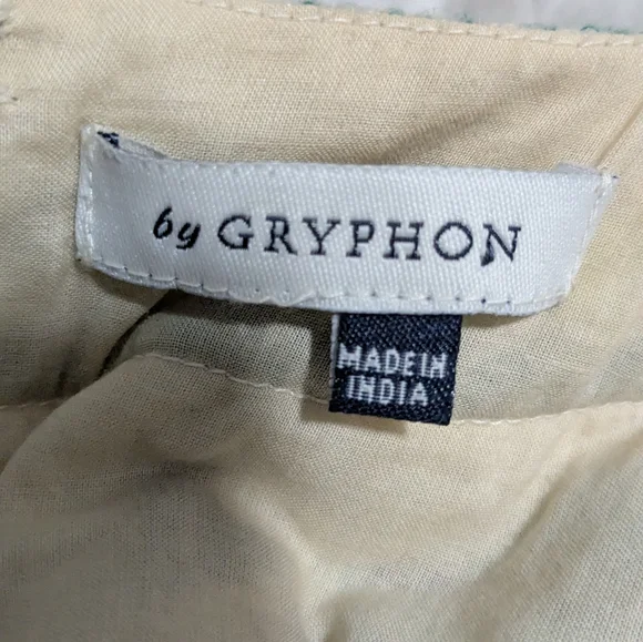 by Gryphon Anthropologie Dress Ivory Embroidered Boho Chic Dress Size Small(4) - Picture 14 of 14